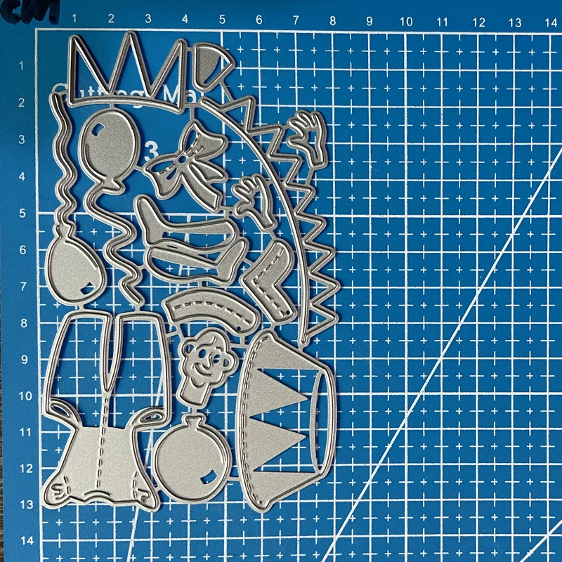 Lucky Goddess Metal Cutting Dies Circus clown diy Scrapbooking Photo Album Decorative Embossing Paper Card Crafts Die