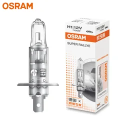 OSRAM H1 12V 100W P14.5s 62200 Super Rallye Off Road Light Car Halogen Headlight Auto Bulb 3200K Original Lamp OEM Quality (1pc)