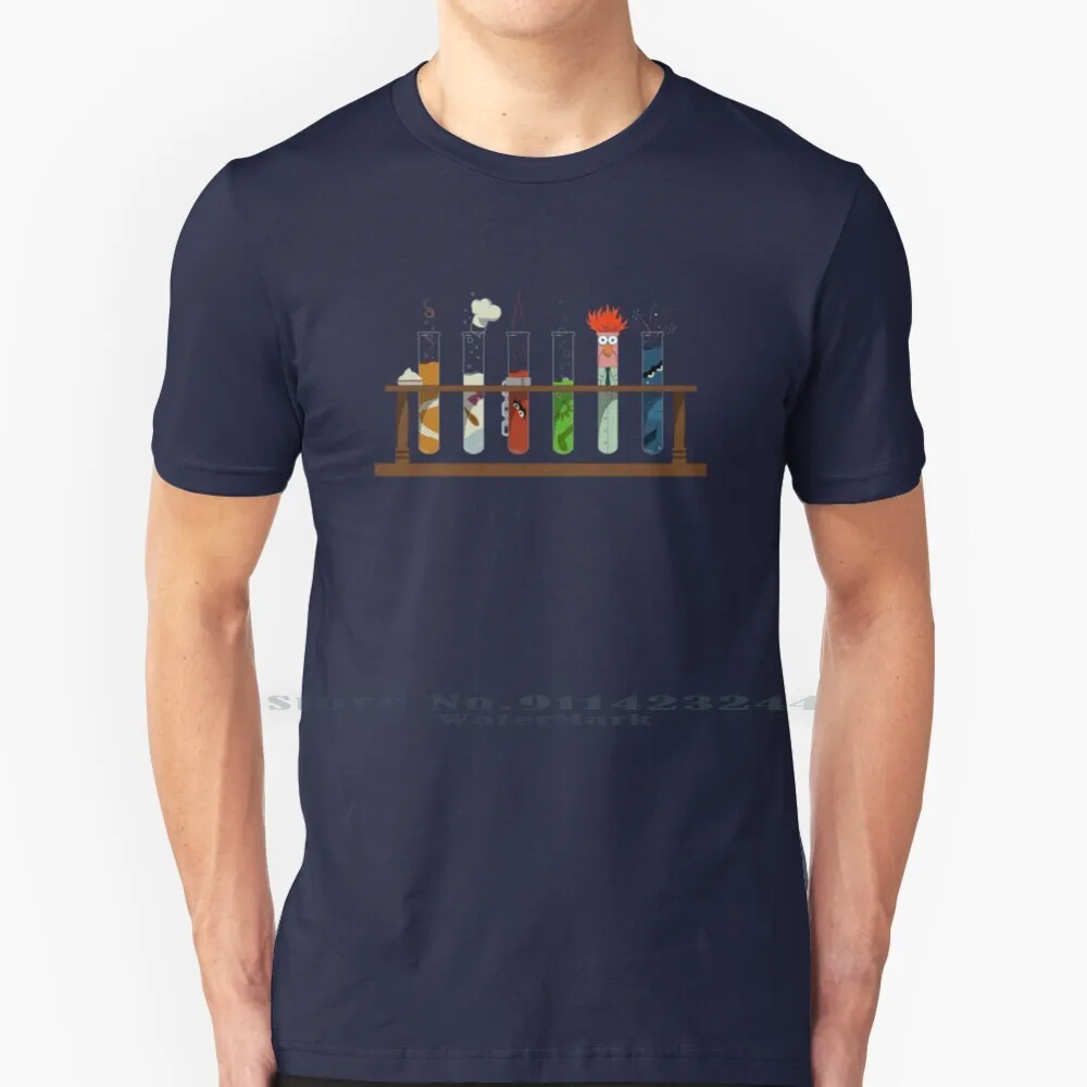 Science-Chemistry 100% Cotton T Shirt Beaker The Vintage Chemistry Fozzy Wakka Wakka Show 80s Humor Academic Test Tube