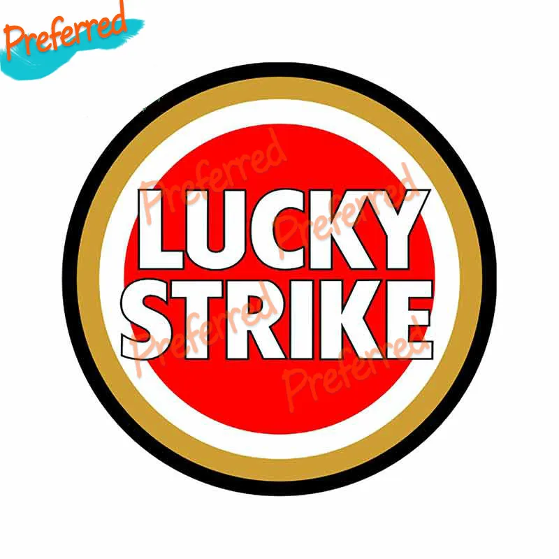 

High Quality Creative for Lucky Strike Decal Motocross Racing Laptop Helmet Trunk Wall Vinyl Car Sticker Die Cutting