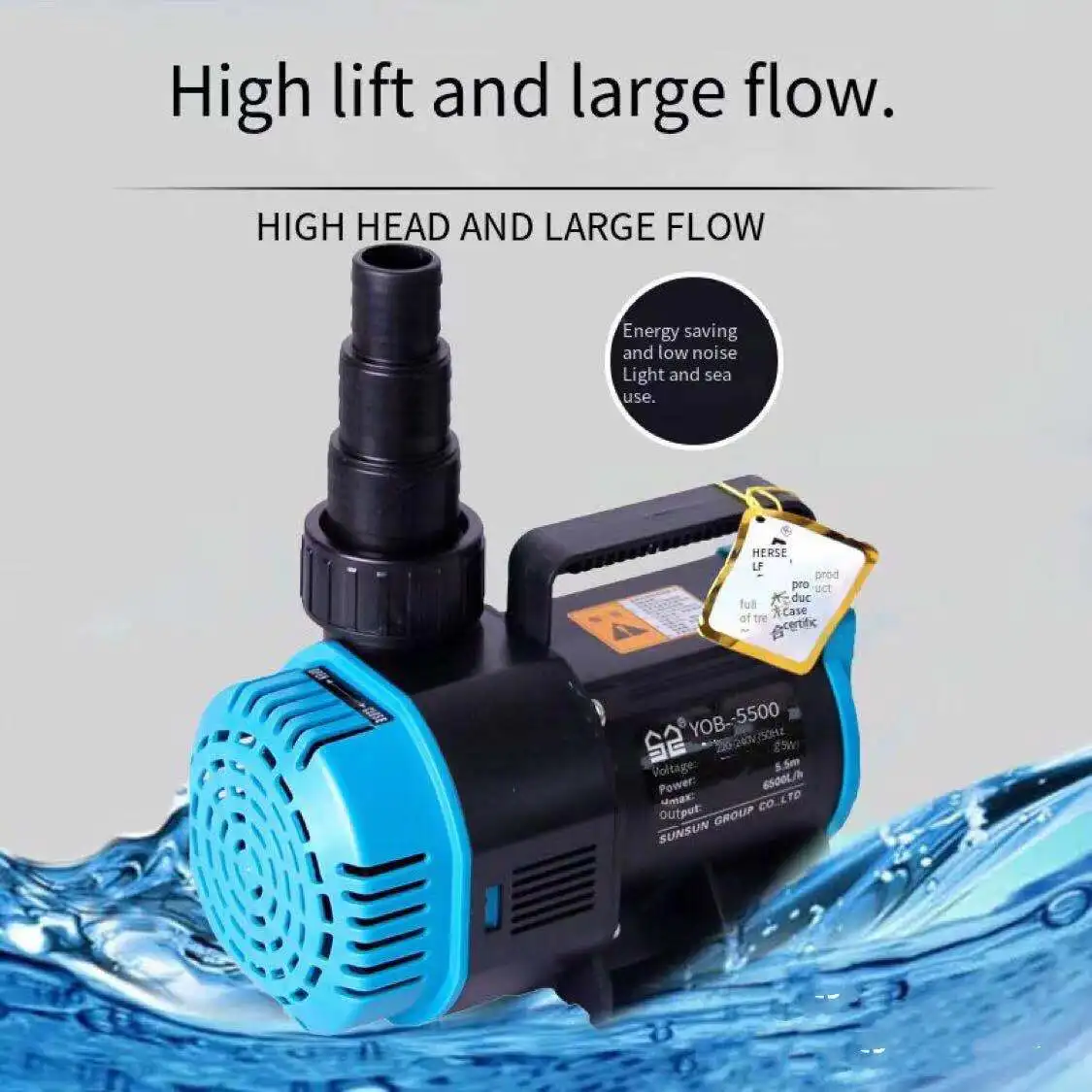 

High-power rockery， pump, pool fountain pump, fish tank filter pump, swimming pool pump, submersible pump, aquarium accessories，