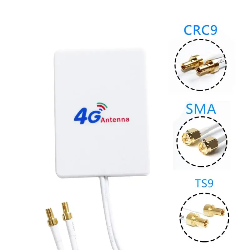 4G Antenne Outdoor 3G Lte Antena Sma Mannelijke Lange Bereik 20-25dbi 4G Antena Met 10M Kabel voor Huawei Zte Router Modem B310 B525