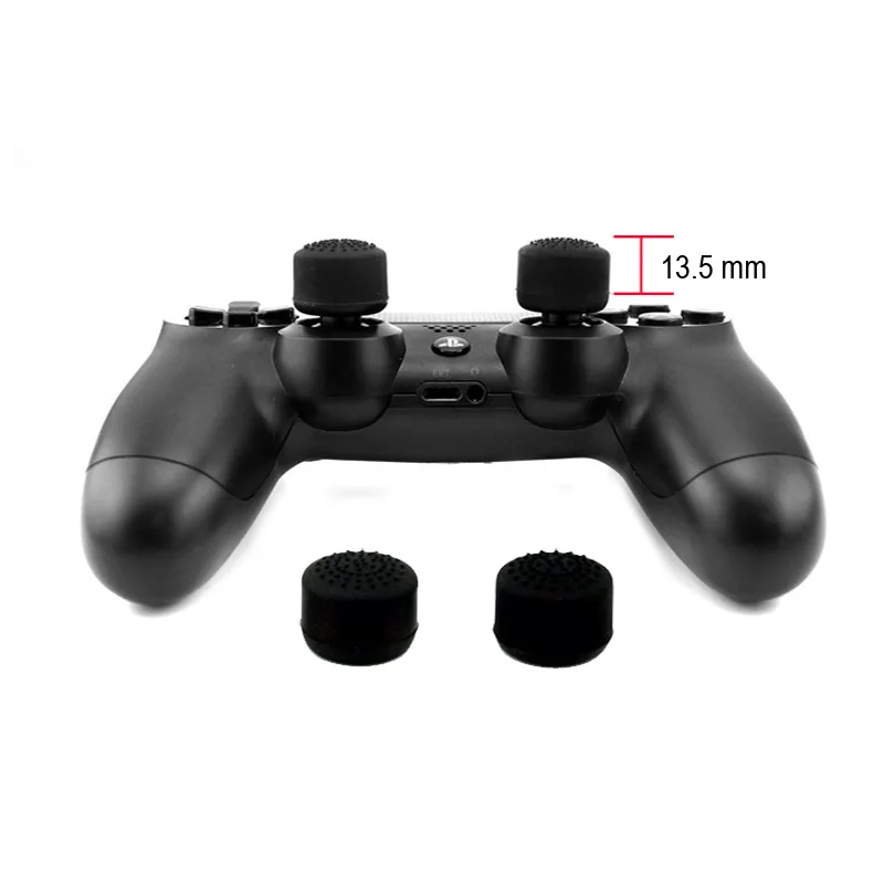 8Pcs Silicone Analog Thumb Stick Joystick Grips For PS4/PS5 Thumb Grip For Sony Playstation 4 PS4 Pro Slim Replacement Parts