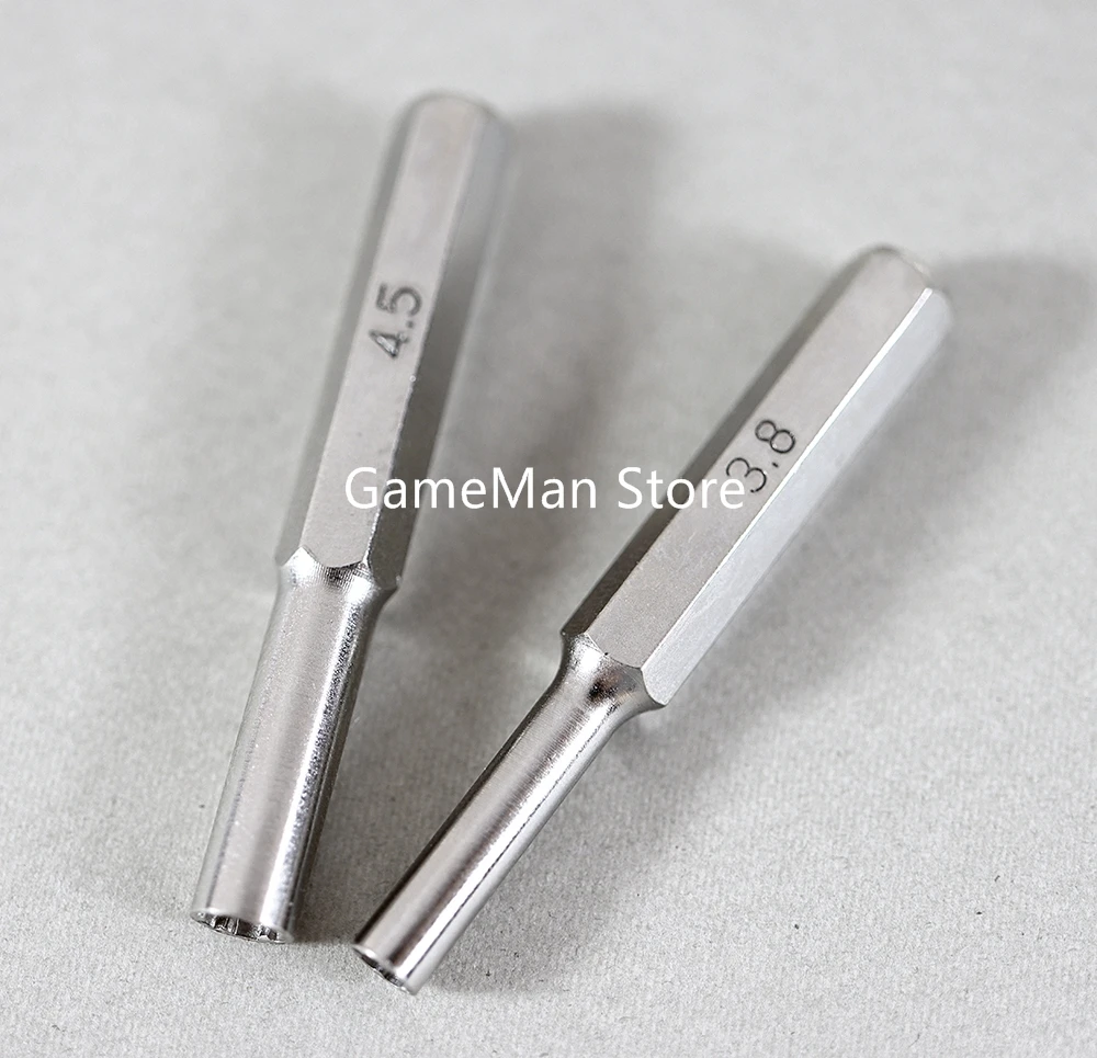 3 pary = 6 sztuk 3,8 mm i 4,5 mm Wkrętak sześciokątny Gamebit do N64 do NGC do konsoli SNES do kasety z grą SEGA