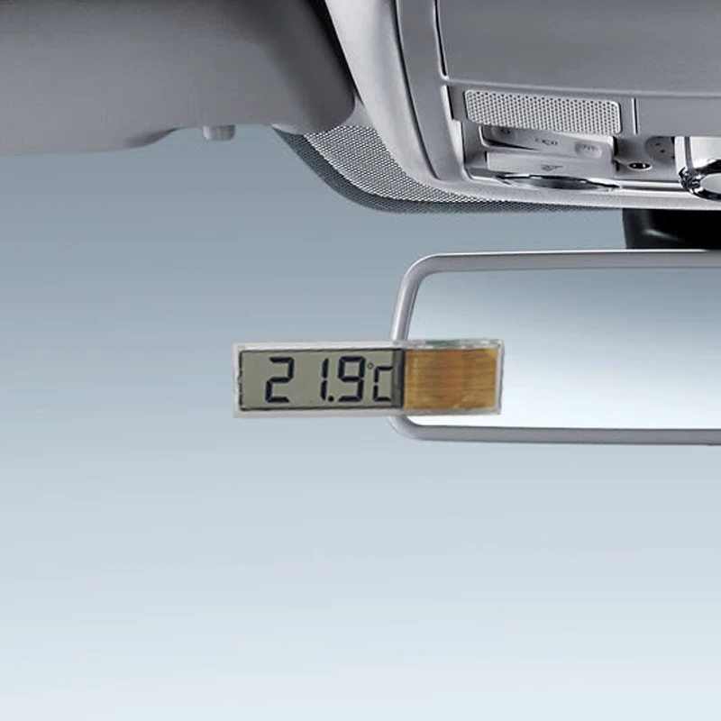 1 Pcs LCD Car thermometer High Quality Car 3D Digital Gauge Sticker Thermometer Ornament Accessories