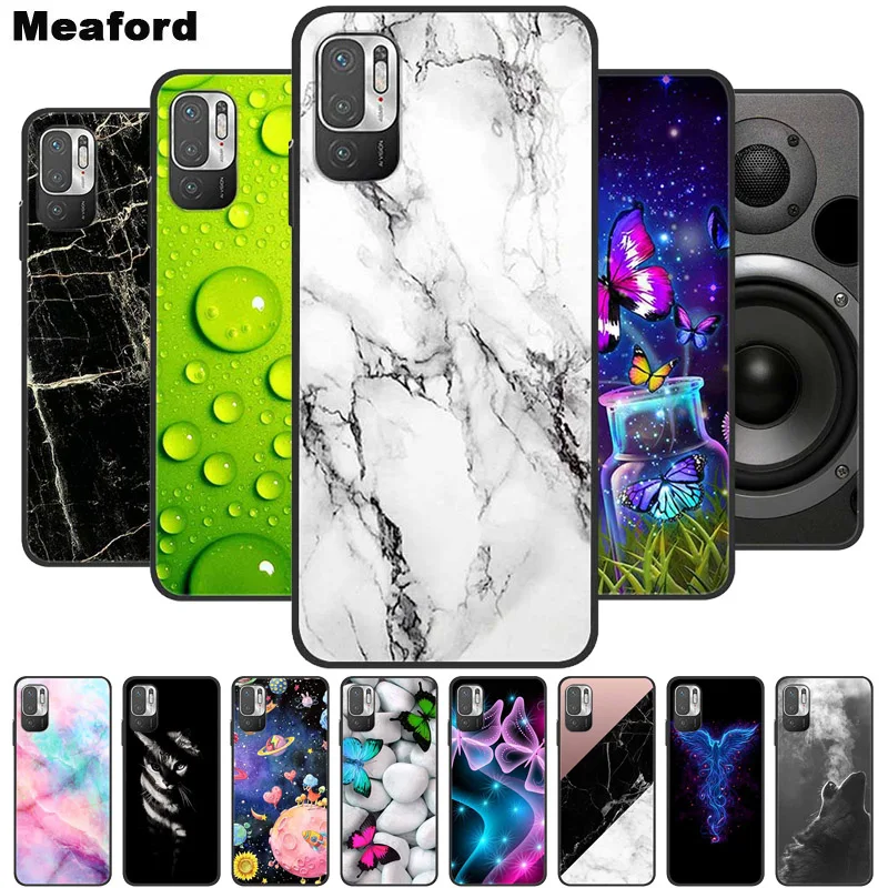 For Xiaomi Redmi Note 10 5G Case Marble Soft Silicone Back Case for Redmi Note10 5G Phone Cover For Xiaomi Redmi Note 10 5G Bag