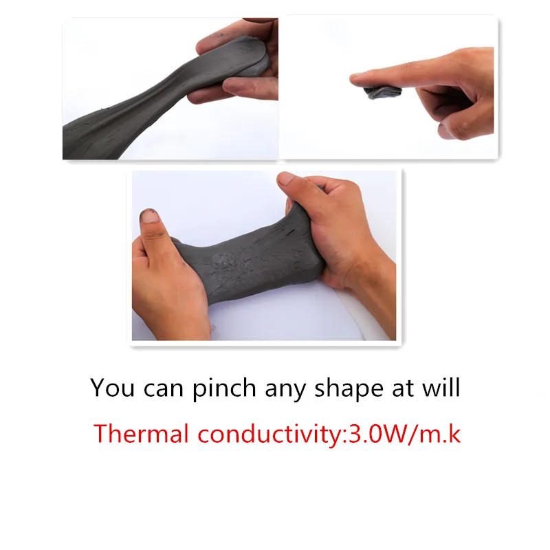 Grey Silicone Compound Thermal Paste Conductive Grease Heatsink For CPU GPU Chipset Notebook Cooling with scraper
