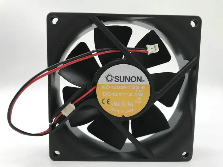 

SUNON KD1209PTS2-6 DC 12V 2.1W 92x92x25mm 2-wire Server Cooling Fan