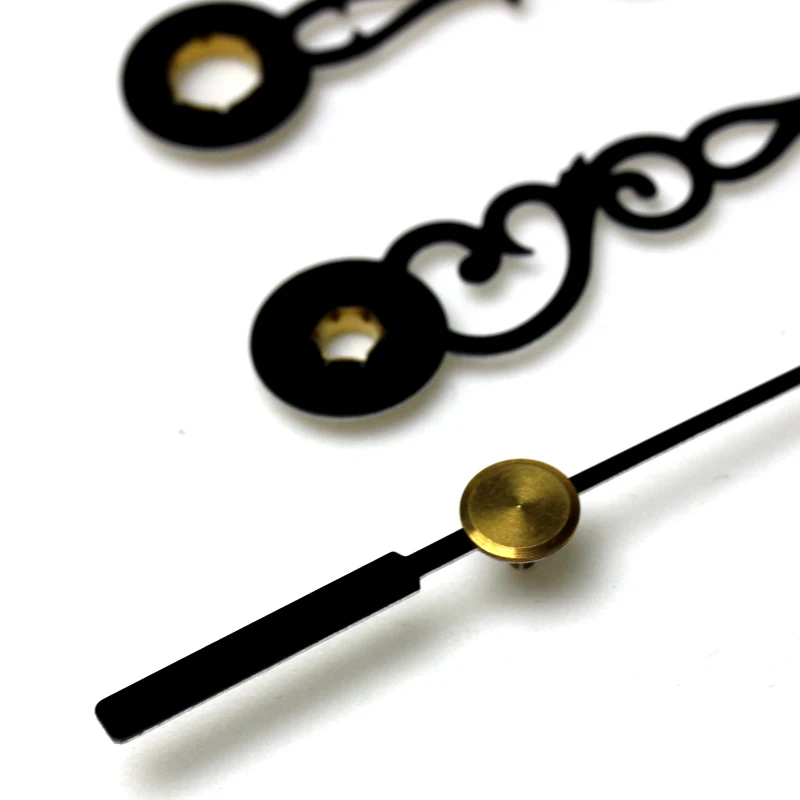 SKP Shaft Clock Hand 39# Quartz Clock Accessory DIY Black Short Hands Metal Aluminum Material High quality kits
