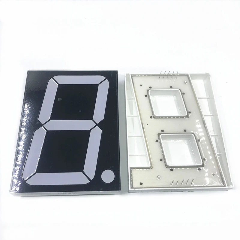 Free shipping 2Pcs 5 inch 7 segment Red Displays Digital Tube 10PIN Common anode LED Digital Tube 105*140*15.8mm 1.8 public feet