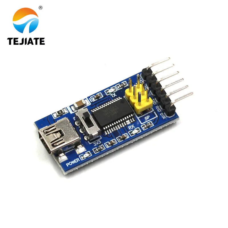 

1PCS FT232 Reflesh Module FTDI BASIC Program Downloader USB To TTL FT232RL Supports 3.3V 5V With ISP Yellow Pin