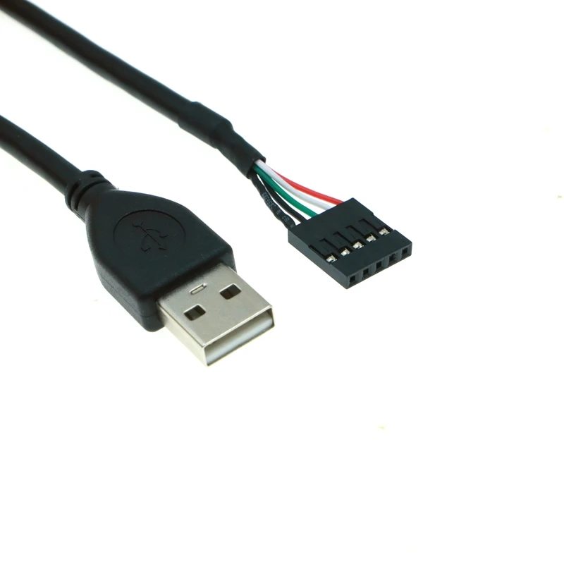 0.5M USB 2.0 A male Plug to 1x DuPont 2.54 5Pin Female 0.1\