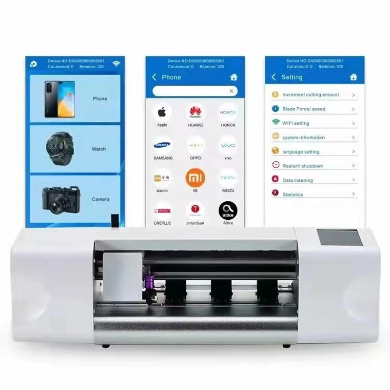 

Smart Cutting Machine For IPHONE Connecting WiFi Mobile Phone Tablet iPad Intelligent Machine Universal Protective Hydrogel Film