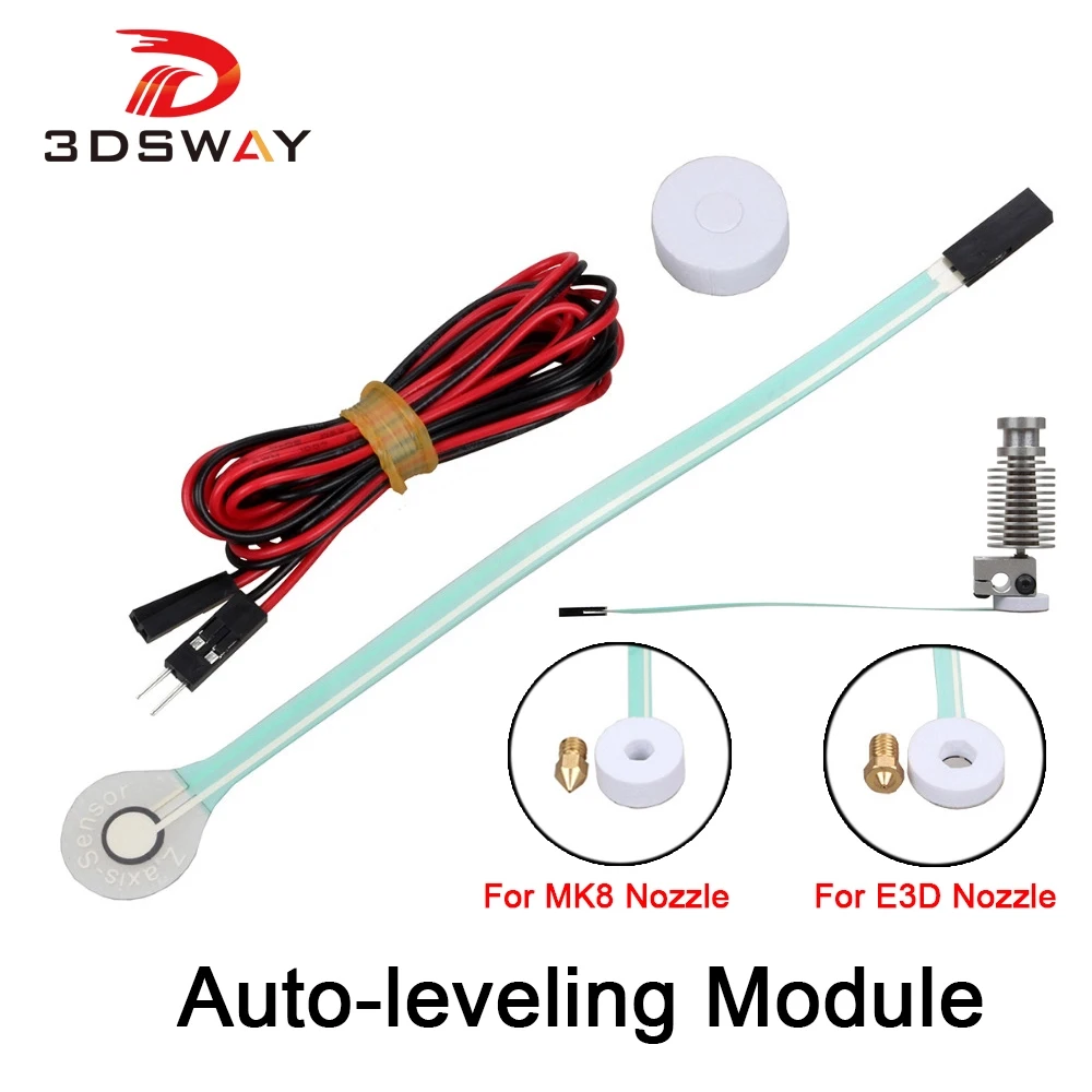 3DSWAY 3D Printer Parts Auto Leveling Sensor Replace 3D Touch BL Touch Bed Module Film Pressure Probe Type For Reprap e3d v6 MK8