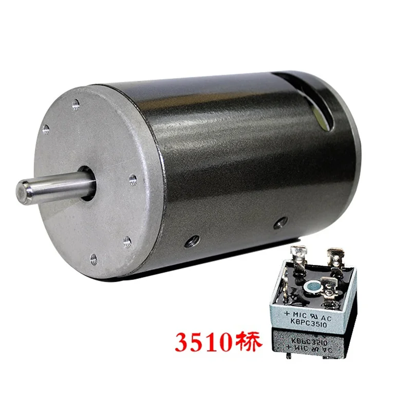 

DC 220V 280W 3800rpm Low Noise Double Ball Bearing Lathe Spindle High Power Engine Motor For Belt Sander or Grinding Machine