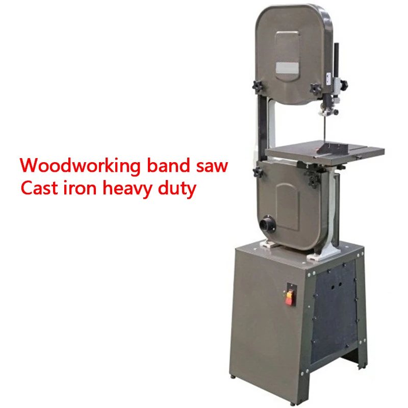 14 inch woodworking band saw machine MJ3435 mahogany small material cutting to make comb and bead cutting machine 1100w