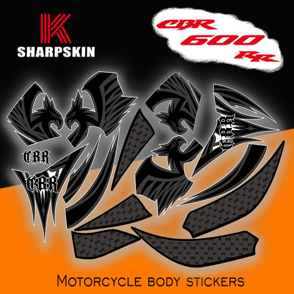 Fairing protection sticker motorcycle decoration reflective decal modified appearance film  for HONDA CBR600RR F5 2007-2012