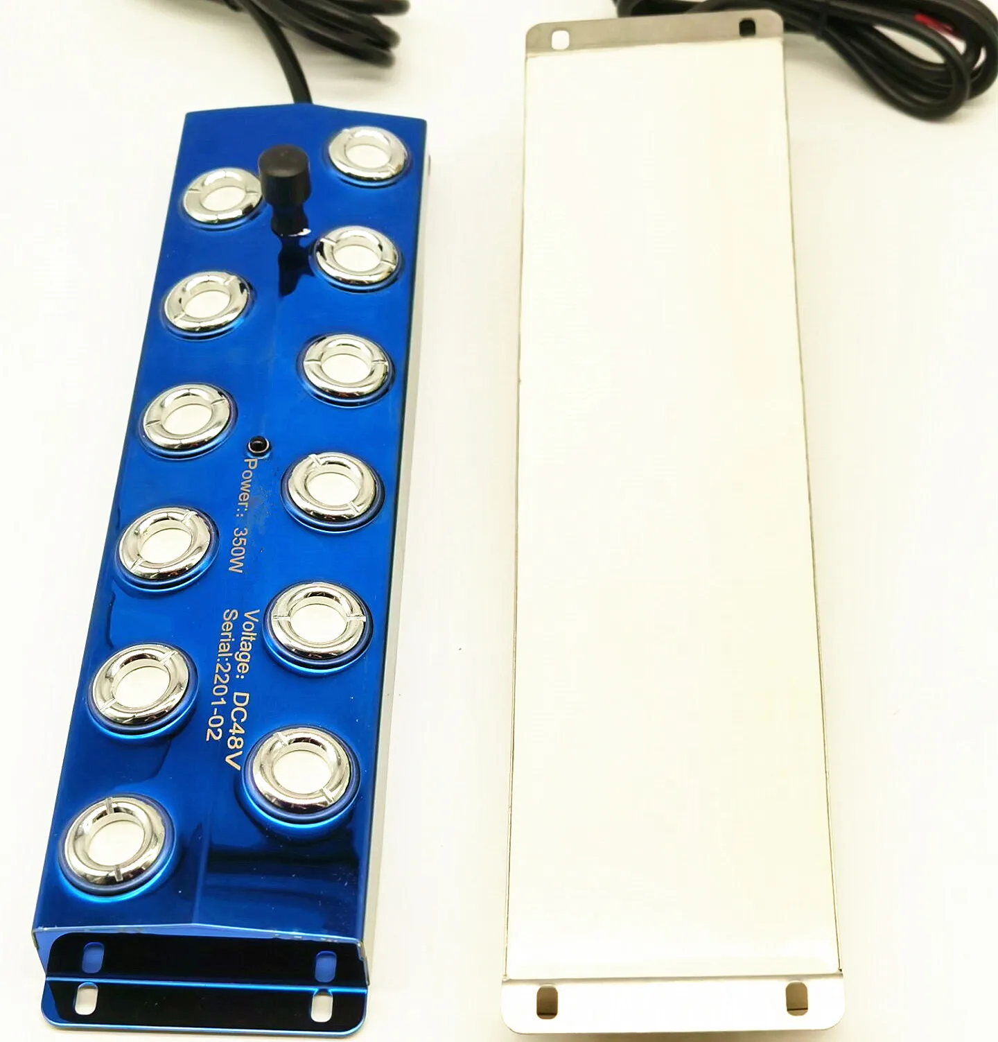 DC 48 В ультразвуковой распылитель синий/золотой цвет 10/12 головка увлажнитель из нержавеющей стали для теплицы гидропоники