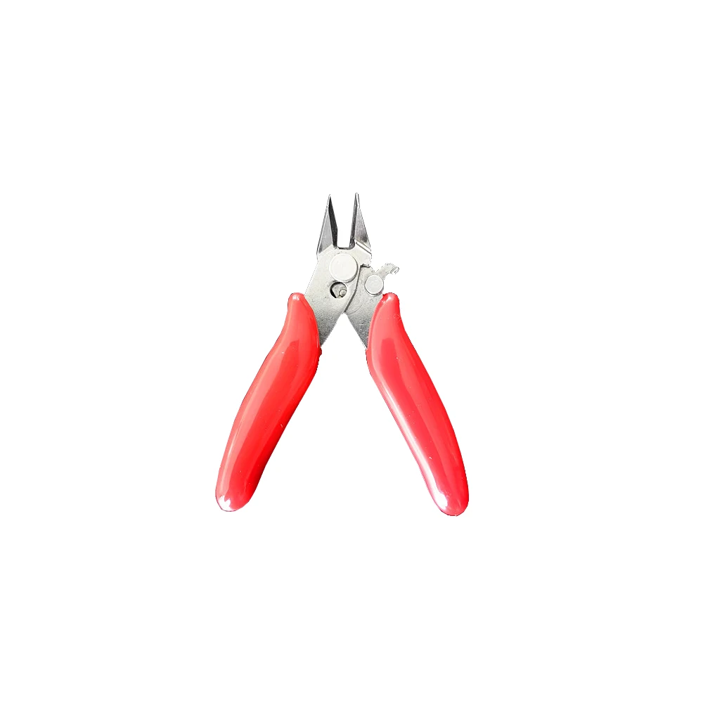 3.5 Inch Diagonal Pliers Mini Wire Flush Cutter Mini 170 Oblique Cutting Pliers Wires Insulating Rubber Handle Model Pliers