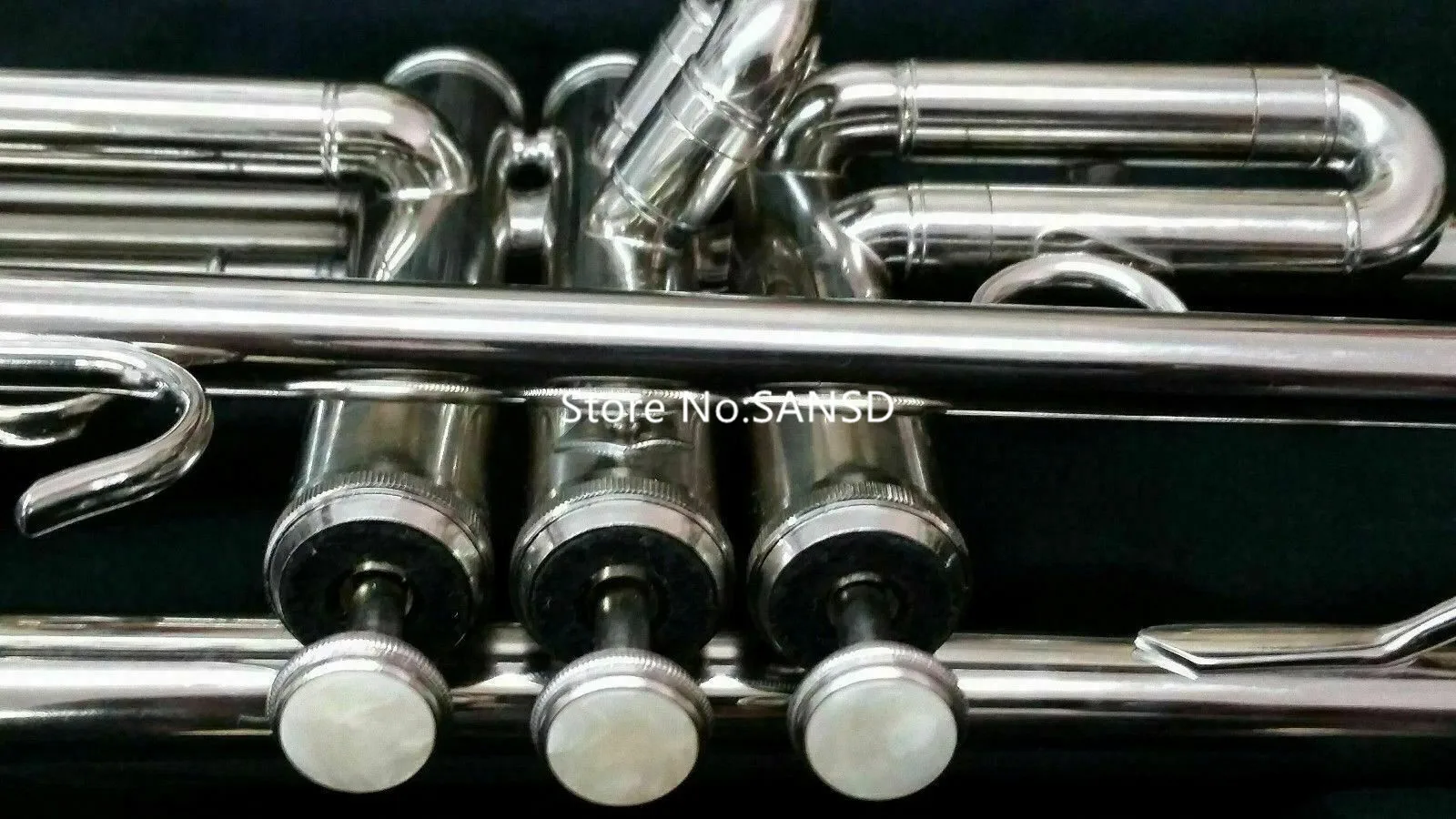 Bach Bb Trumpet Silver-plated Brass Trumpet Professional Musical Instrument With Case Free Shipping