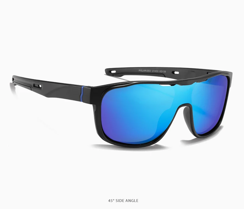 KDEAM reduziert Windage, polarisierte Herren-Sonnenbrille, Sport-Einteiler, mehrschichtige Beschichtungsbrille, Spiegel, Kategorie 3 – Detail 17
