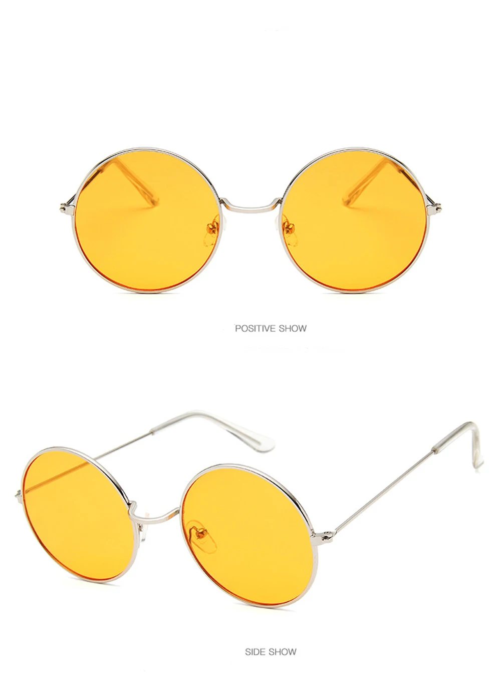 MUSELIFE 2026 Runde Damen-Sonnenbrille UV400 Retro Metall-Sonnenbrille mit Verlaufsgläsern Vintage-Spiegel Luxus-Brillen – Detail 9