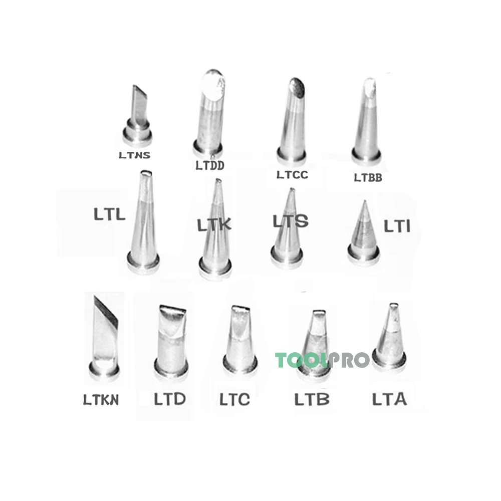 Mix Soldering Tip For Weller WSP80 Solder Tip Station Solder LTO LTH LT1L LT1S LTK LTD LTAX LTA LTC LTDD LTT LT1X 100pcs/lot