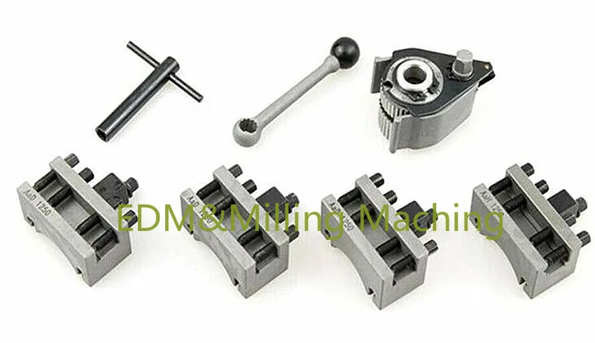 CNC Lathe Machine European Style Aa Quick Change Tool Holder Set For CQ0618 WM180V WM210V Lathe Machine