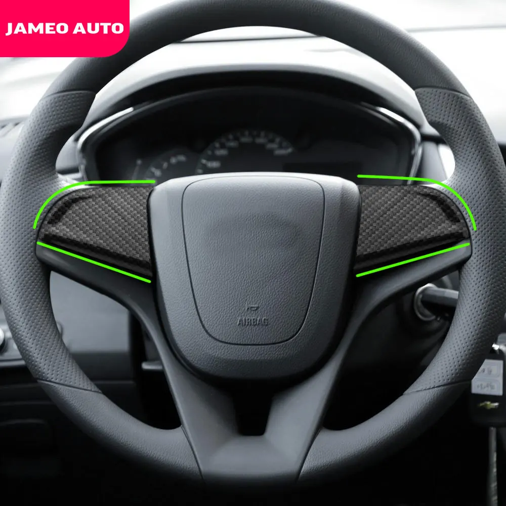 Jameo Auto Car Styling Steering Wheel Buttons Protection Cover Trim Sticker Fit for Chevrolet Orlando Accessories