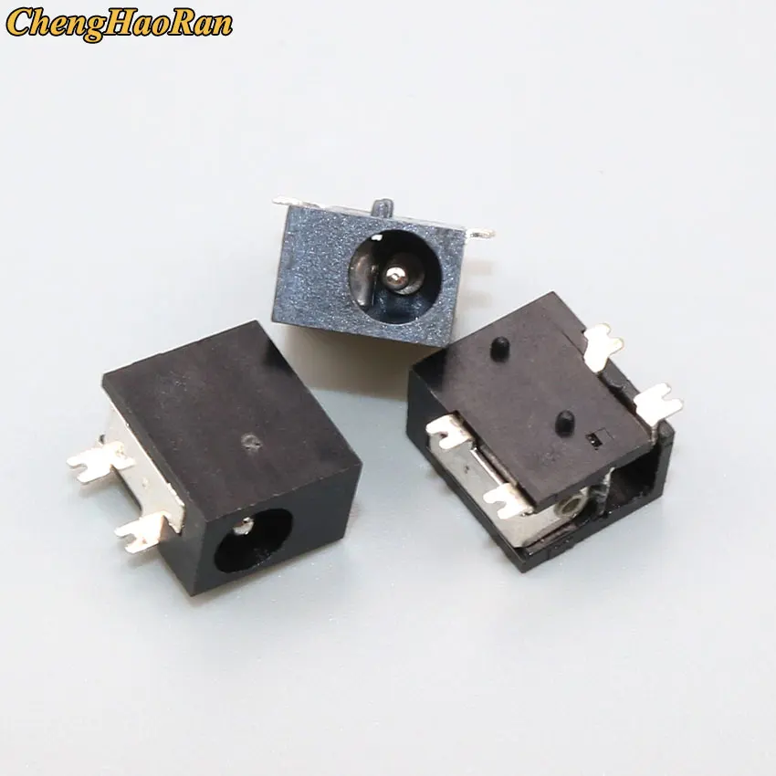 ChengHaoRan 1pcs 1.3mm 4smd DC Power Female Outlet Interface Socket Jack for Tablet Notebooks DC Charge Connectors