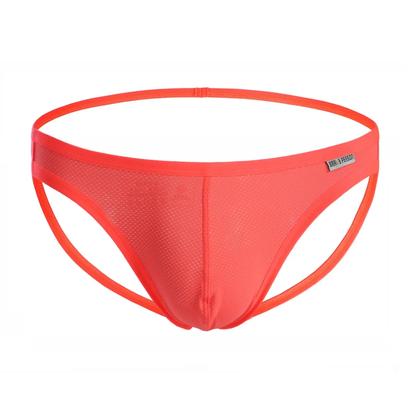 Brave Person-tangas de marca para hombre, ropa interior Sexy, suspensorio de malla transpirable, calzoncillos, Bikini, bragas, B1147