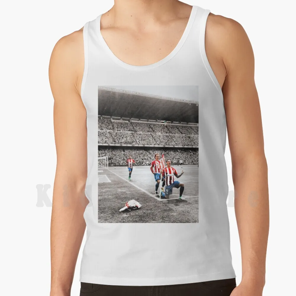 Torres , Griezmann And Koke Calderón Tank Tops Vest 100% Cotton Bouquet Atleti Towers Griezmann Fernando Fernando