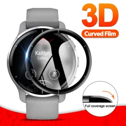 Película protectora 3D para reloj inteligente, cubierta protectora de pantalla para Garmin Venu 2 Plus SQ Music 2S, no de vidrio