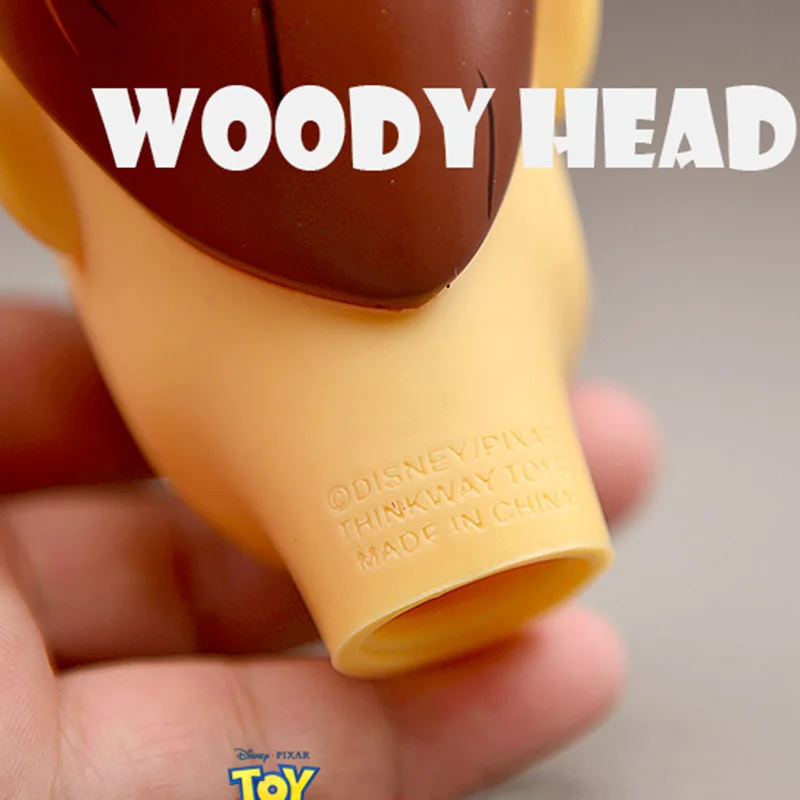 Toy Story Sherif  Woody Head Action Figure Toy Cute Woody Funny Expression Finger Toy Birthday Gifts for Kids