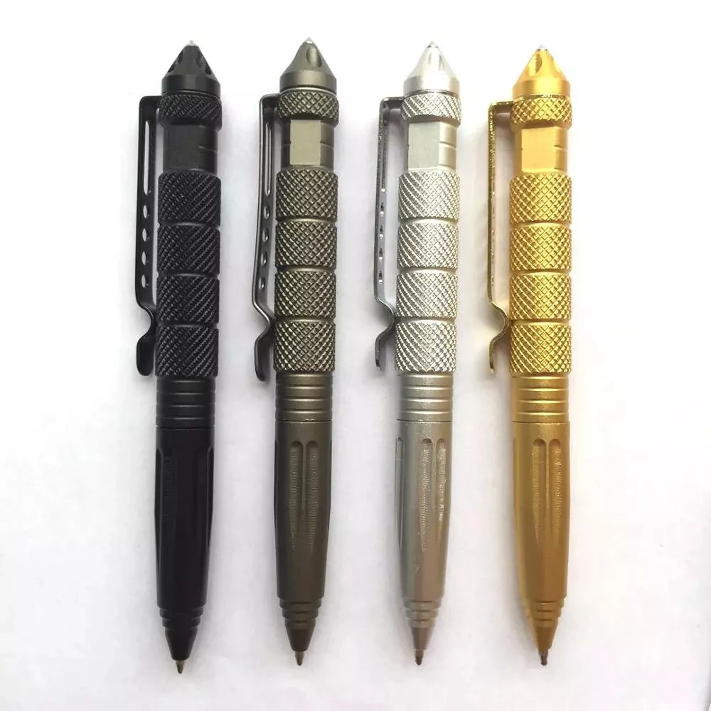 Tactical Self Defense Pen, Multipurpose, Alumínio Aviação, Anti-Skid, Portátil, ao ar livre, EDC, Alta Qualidade, Ferramenta de Defesa