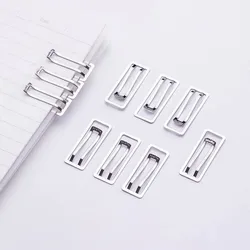 Nusign Paper Clips 10 pcs/box Metal Ticket Holder Mini Multi-Function Clips Bookmarks For Student Office Gadget