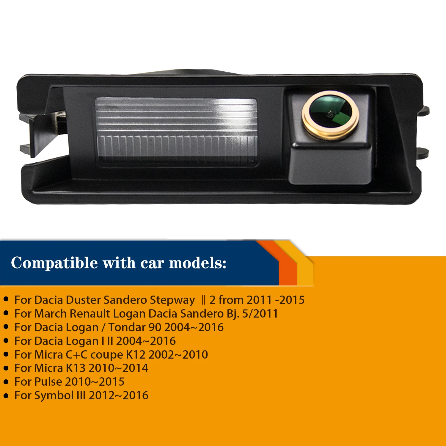 Misayaee HD 1280x720p Night Vision Camera Rear view Camera for Renault Renault Pulse Dacia Duster Sandero Stepway II 2 2011-2015