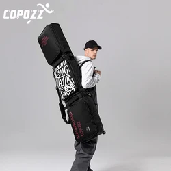 COPOZZ Adult Ski Bags 158cm 168cm Big Roller Snowboard Bag with Wheels Waterproof Backpack Single Shoulder Bag Snowboard Cover
