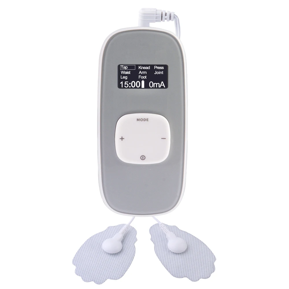 TENS Machine Digital Massager With 5 Pairs TENS Electrode Pads and Massage Gloves Stimulator Acupuncture For Physical Therapy