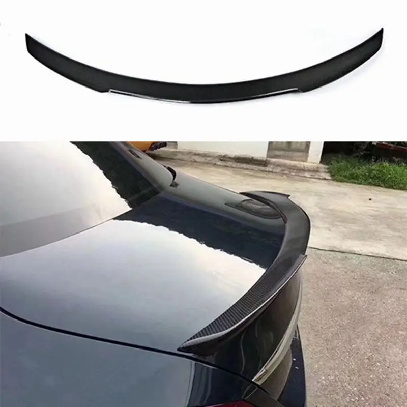 

For W205 Carbon Fiber Rear Spoiler Wing C Class 4 doors Sedan 2015 + C180 C200 C250 C300 C450 C43 C63