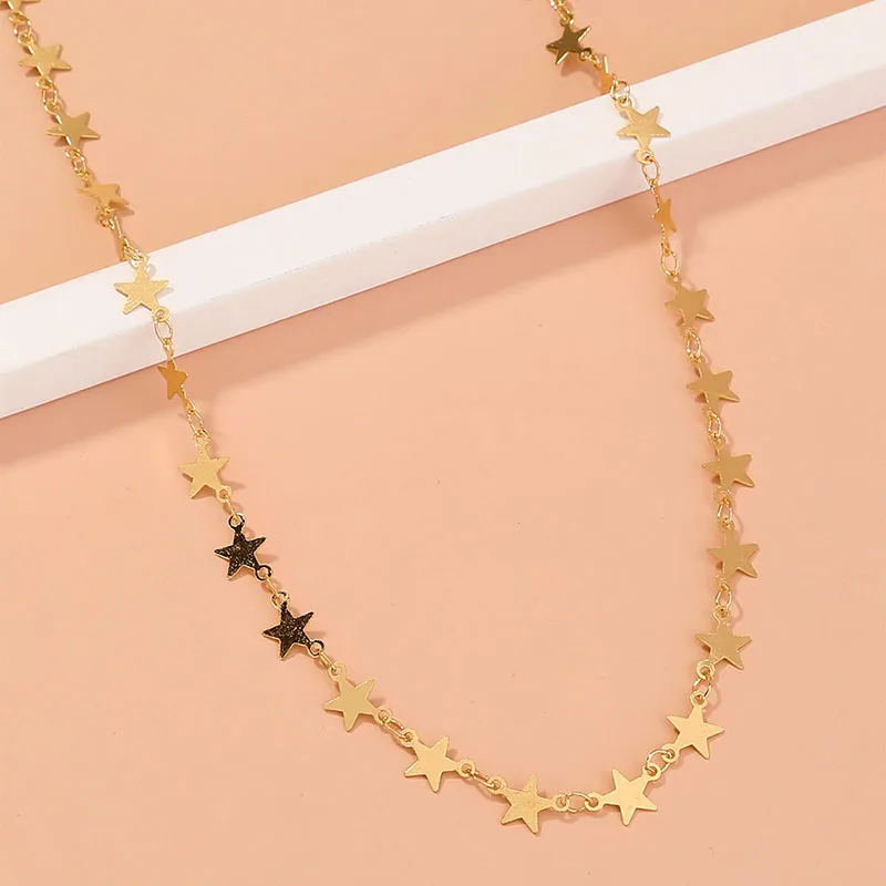 Star choker necklace from outer banks jewelry sarah cameron necklace star chain dainty beach jewelry gift for Obx fan