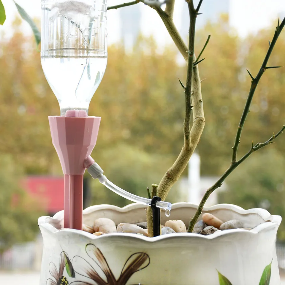 Drip Irrigation Plant Watering Flower Tool Adjustable Spikes Taper Potted  Plants Indoor Watering Garden Irrigation System - AliExpress 15