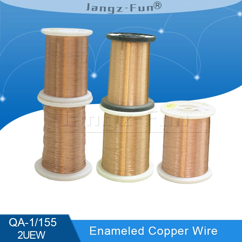 100g Polyurethane Enameled Copper Wire Varnished Diameter 0.1mm To 0.4mm QA-1/155 2UEW For Transformer Wire Jumper