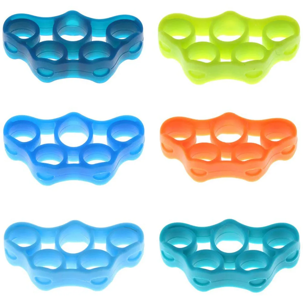 Hand Gripper Silicone Finger Expander Exercise Hand Grip Wrist Strength Trainer Finger Exerciser Resistance Bands Fitness