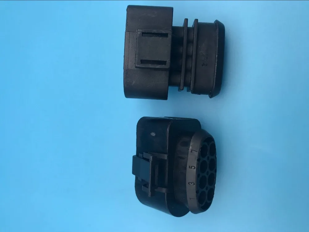 Free shipping 5sets 8pin 3.5mm automotive male female waterproof electrical connectors 3A0 973 834/3A0 973 734