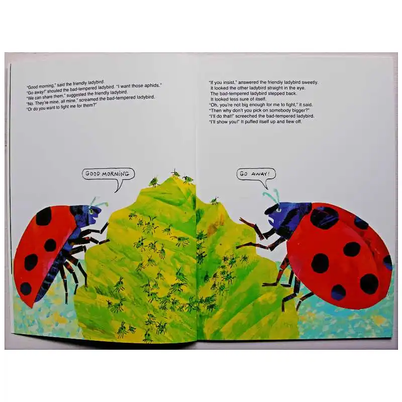 Die Schlechte-Gehärtetem Marienkäfer Durch Eric Carle Pädagogisches Englisch Bild Buch Lernen Karte Geschichte Buch Für Baby Kinder Kinder geschenke