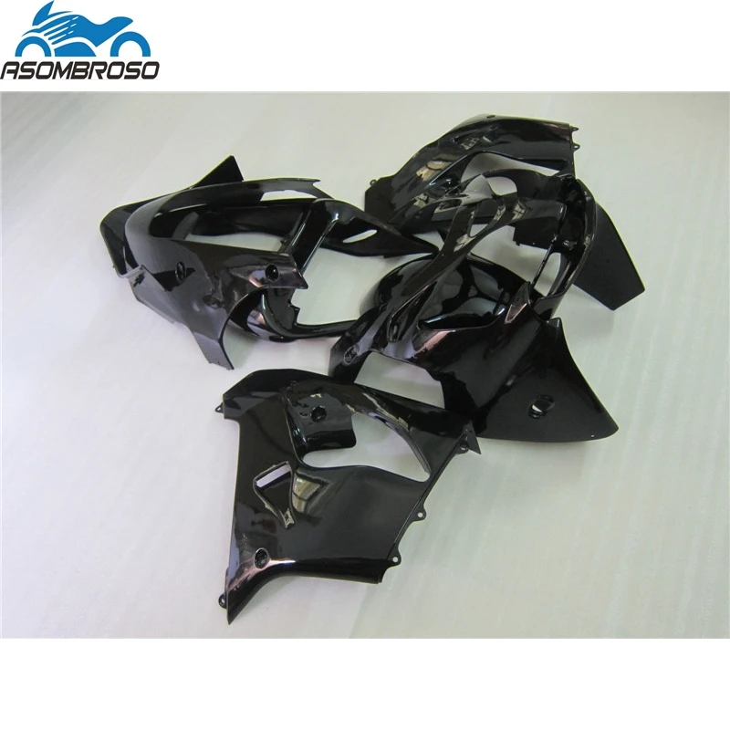 

Glossy Black Injection Motorcycle Bodyparts for Kawasaki Ninja ZX9R fairing kit 2002-2003 plastic fairing set zx9r 02 03 JD25