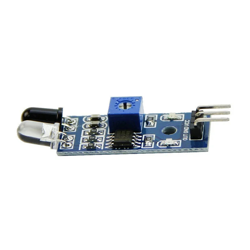 Modulo sensore di evitamento degli ostacoli a infrarossi a infrarossi da 10 pezzi per Arduino Smart Car Robot fotoelettrico riflettente a 3 fili nuovo