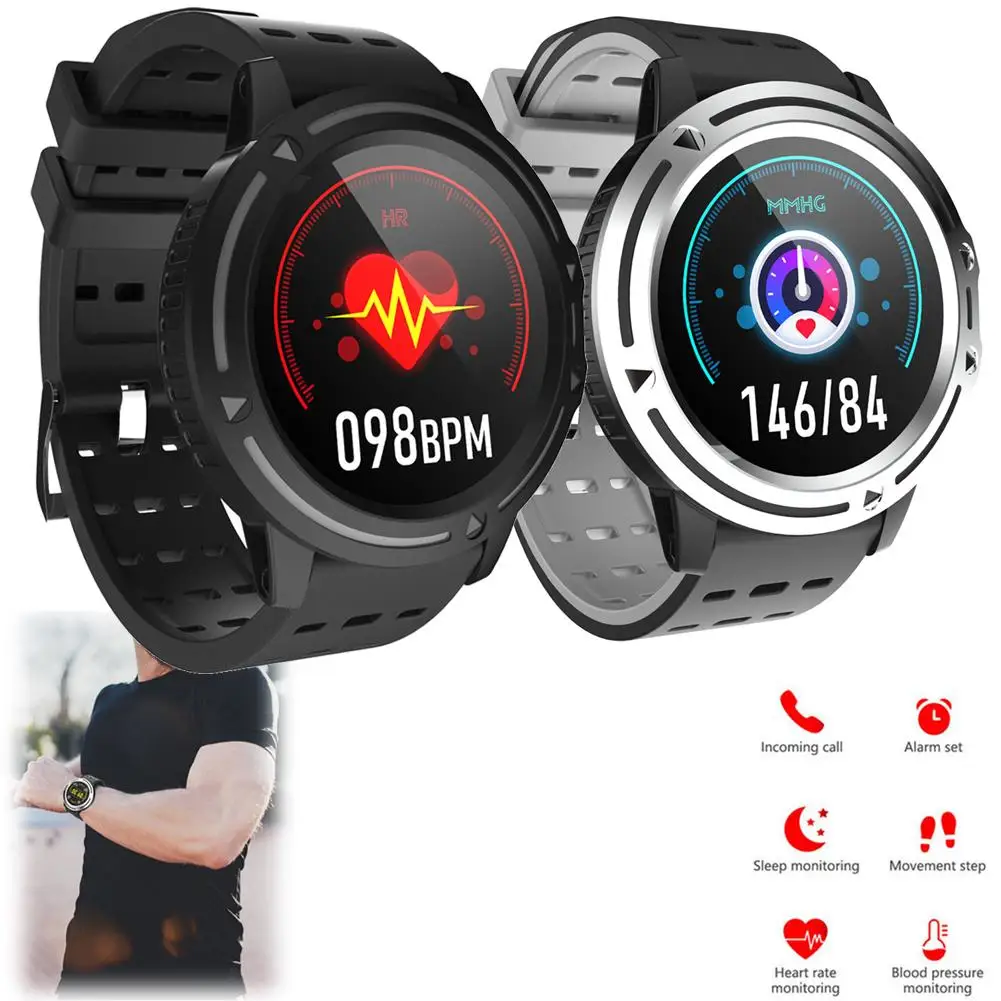 Round Touch Screen Men Women Bluetooth-Compatible Smart Watch Sports Activity Fitness Tracker Calls Messages Push for Cell Phone