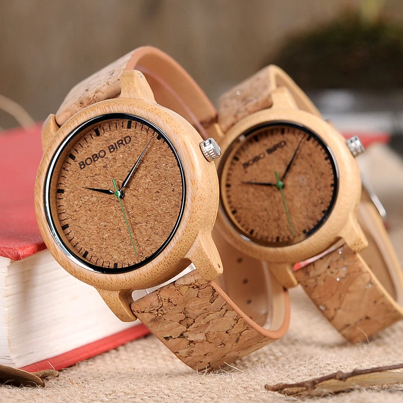 BOBO BIRD Bamboo Wood Quartz Watch For Men And Women Wristwatches Top Brand Customized Dropshipping